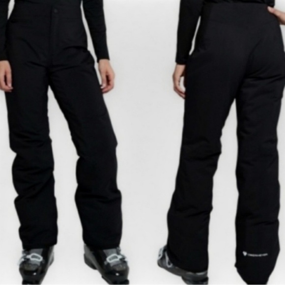 Obermeyer Ridgeline Black Snow Ski Pants Size 10 Ladies - Picture 1 of 10